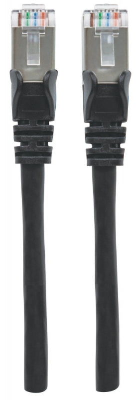 Intellinet Cable Patch Cat6a UTP RJ-45 Macho - RJ-45 Macho, 30cm, Negro