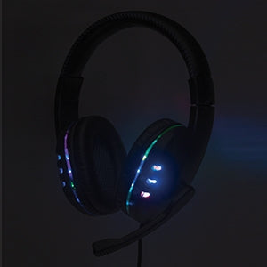 Manhattan Audífonos Gamer 176088 para PS4/PC, Alámbrico, USB, Azul