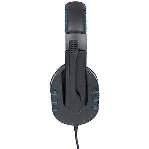 Manhattan Audífonos Gamer 176088 para PS4/PC, Alámbrico, USB, Azul