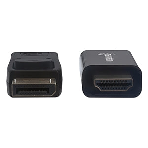 Manhattan Cable DisplayPort 1.1 Macho - HDMI 1.2 Macho, Full HD, 60Hz, 1 Metro, Negro