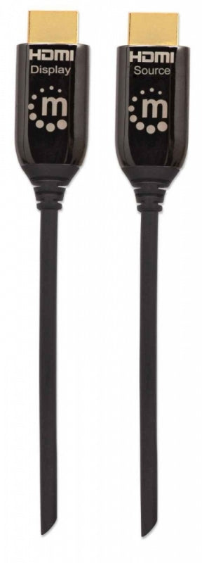 Manhattan Cable HDMI Plenum, HDMI Macho - HDMI Macho, 4K, 60Hz, 30 Metros, Negro