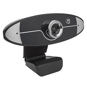 Manhattan Webcam 462013, 1MP, 1280 x 720 Pixeles, USB 2.0, Negro