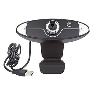 Manhattan Webcam 462013, 1MP, 1280 x 720 Pixeles, USB 2.0, Negro