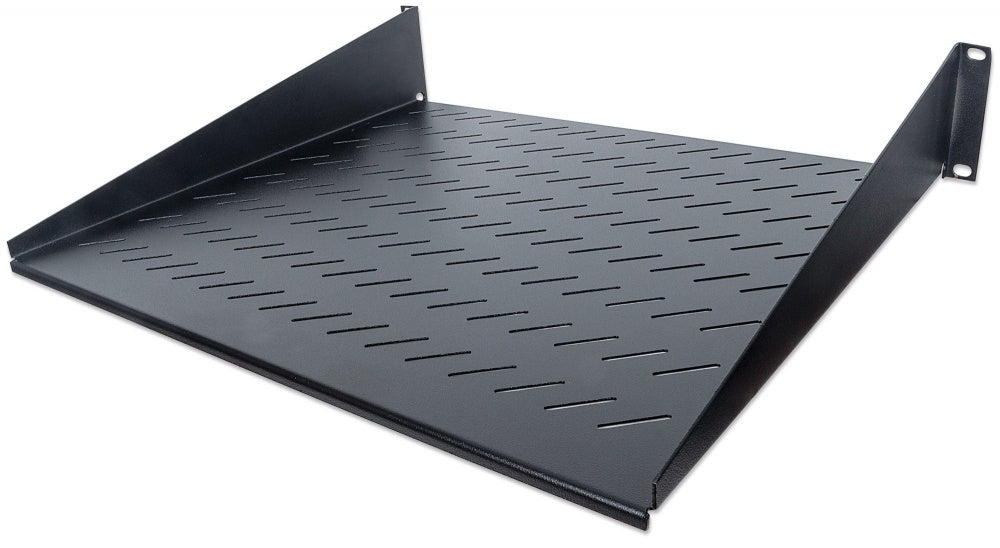 Intellinet Charola Fija para Rack 40cm, 2U, hasta 25kg, Negro