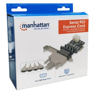 Manhattan Tarjeta PCI Express 153584, DB9, 2.5Gbit/s