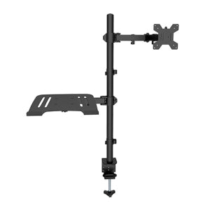 Manhattan Soporte 462136 para Escritorio Combinado con Brazo para Monitor y Soporte para Laptop 13
