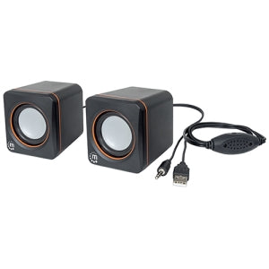 Manhattan Bocina para Computadora 161435, Alámbrico, 2.0 Canales, 3W RMS, 2 Piezas