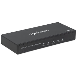 Manhattan Video Splitter HDMI, 4x HDMI, Negro