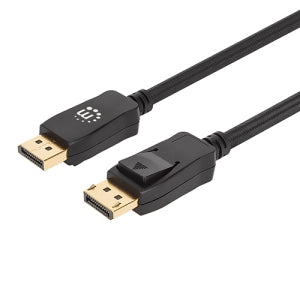Manhattan Cable DisplayPort 1.4 Macho - DisplayPort 1.4 Macho, 8K, 60Hz, 1 Metro, Negro
