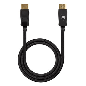 Manhattan Cable DisplayPort 1.4 Macho - DisplayPort 1.4 Macho, 8K, 60Hz, 1 Metro, Negro