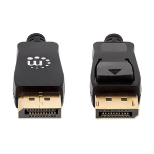 Manhattan Cable DisplayPort 1.4 Macho - DisplayPort Macho, 8K, 60Hz, 2 Metros, Negro