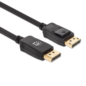 Manhattan Cable 353625 DisplayPort 1.4 Macho - DisplayPort 1.4 Macho, 8K, 60Hz, 3 Metros, Negro