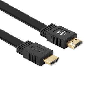 Manhattan Cable HDMI de Alta Velocidad HDMI 2.0 Macho - HDMI 2.0 Macho, 4K, 60Hz, 1 Metro, Negro