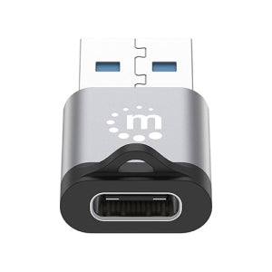 Manhattan Adaptador USB-A Macho - USB-C Hembra