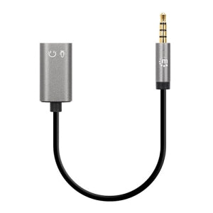 Manhattan Adaptador de Audio 3.5mm Macho - 2x 3.5mm Hembra, Negro/Plata