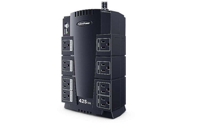 No Break CyberPower Standby, 255W, 425VA, Entrada 96-140V, Salida 120V, 8 Contactos