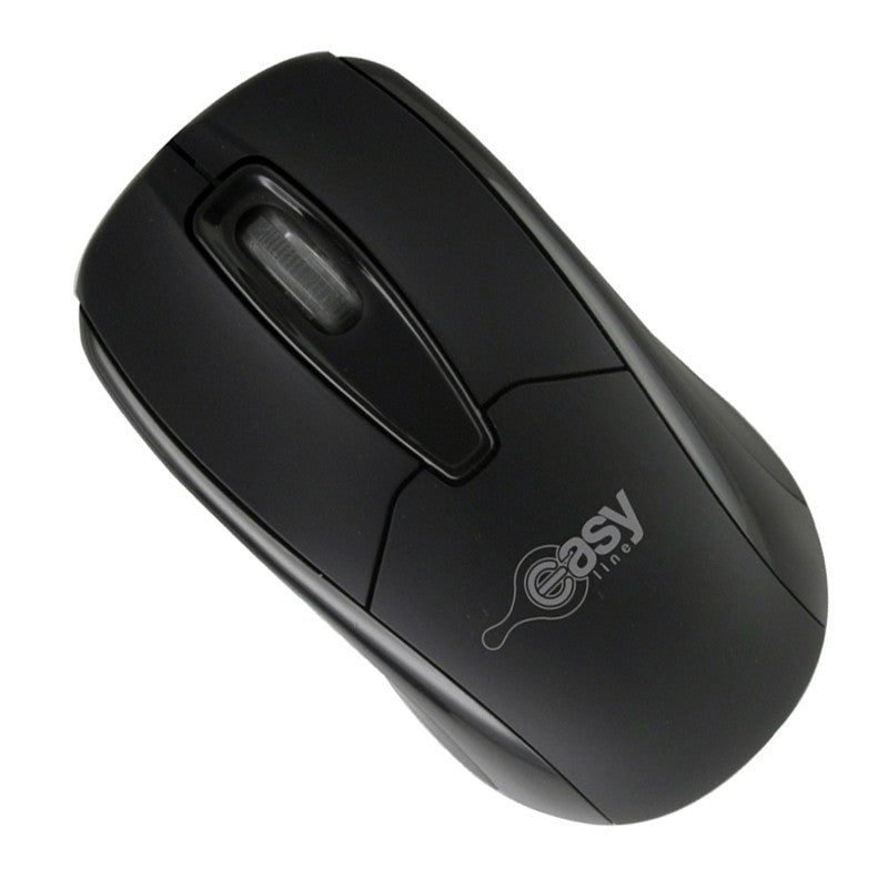 Mouse Perfect Choice Óptico Easy Line 993377, Alámbrico, USB, 1000DPI, Negro