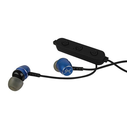 Perfect Choice Audífonos Intrauriculares con Micrófono Staccato, Inalámbrico, Bluetooth, USB, Azul