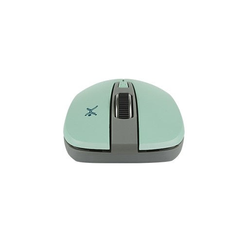 Mouse Perfect Choice Óptico Essential, RF Inalámbrico, 1600DPI, Turquesa/Gris