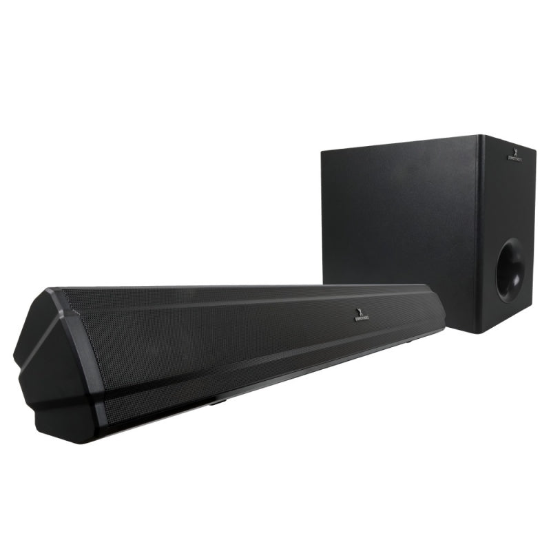 Perfect Choice Barra de Sonido con Subwoofer Minuetto, Bluetooth, Inalámbrico, 2.1, 400W RMS, USB, Negro