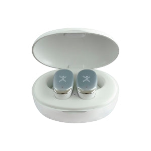 Perfect Choice Audífonos Intrauriculares con Micrófono Shell, Inalámbrico, Bluetooth, USB, Blanco