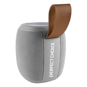 Perfect Choice Bocina Novel Drum, Bluetooth, Inalámbrico, 100W PMPO, Gris - Resistente al agua