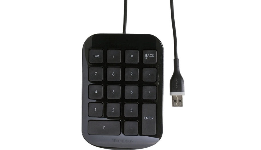 Targus Teclado Numérico AKP10US, USB, Negro