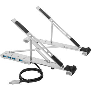 SOPORTE PORTATIL PARA LAPTOP MAS  CONCENTRADOR USB-A