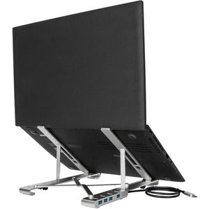 SOPORTE PORTATIL PARA LAPTOP MAS  CONCENTRADOR USB-A