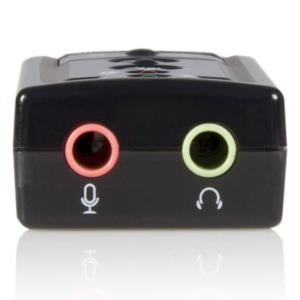 StarTech.com Adaptador de Sonido ICUSBAUDIO7, 7.1 Canales, USB 2.0