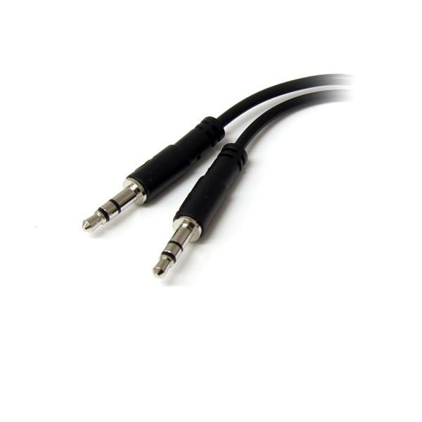 StarTech.com Cable 3,5mm Hembra - 2x de 3,5mm Macho, 13cm, Negro