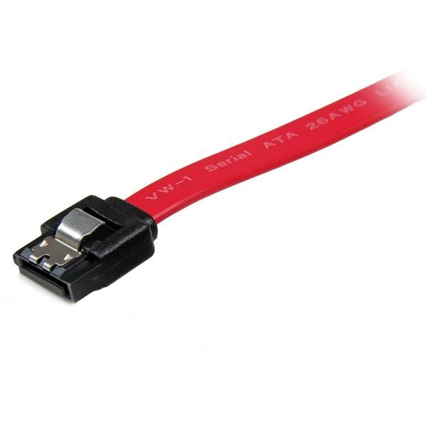 StarTech.com Cable SATA con Cierre de Seguridad Macho - Macho, 30cm, Rojo
