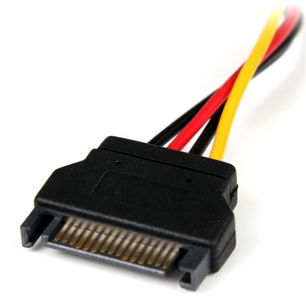 StarTech.com Cable Adaptador de Alimentación SATA a LP4, 15cm