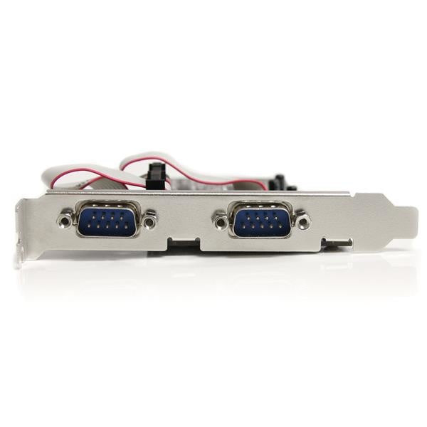 StarTech.com Tarjeta PCI Express de 4 Puertos Serie RS232 UART 16550 Serial DB9