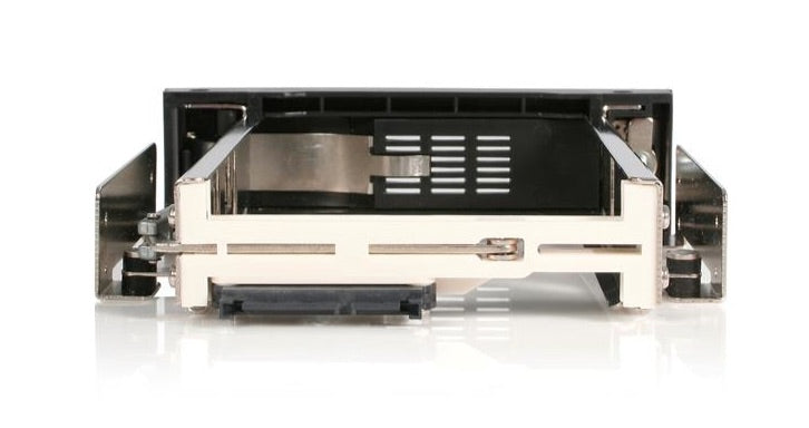 StarTech.com HSB100SATBK Rack Móvil de Aluminio de 5.25' para un Disco Duro HDD SATA de 3.5' sin Bandeja - Hot Swap