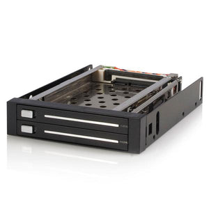 StarTech.com Rack Móvil Backplane de 2 Discos Duros HDD SATA 2.5' sin Bandeja Bahía