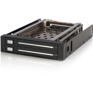 StarTech.com Rack Móvil Backplane de 2 Discos Duros HDD SATA 2.5' sin Bandeja Bahía