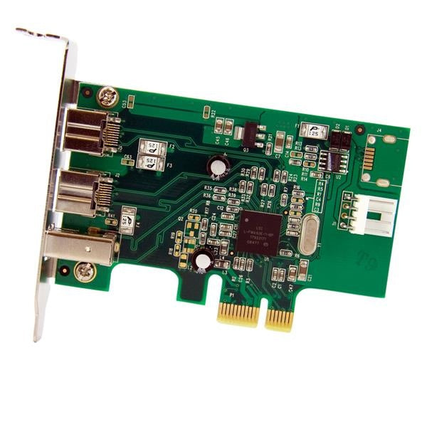 StarTech.com Tarjeta PCI Express 1.1 PEX1394B3LP, Alámbrico, con 3 Puertos FireWire