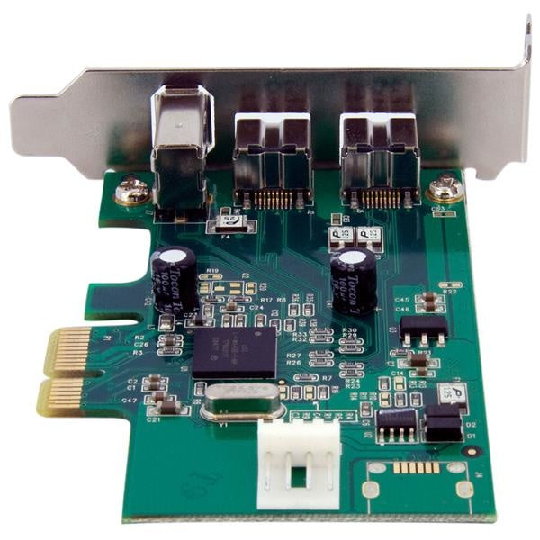 StarTech.com Tarjeta PCI Express 1.1 PEX1394B3LP, Alámbrico, con 3 Puertos FireWire