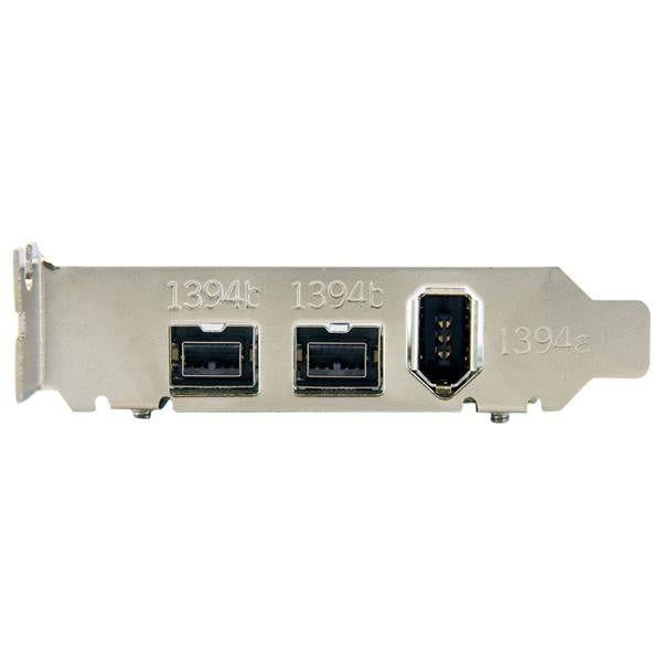 StarTech.com Tarjeta PCI Express 1.1 PEX1394B3LP, Alámbrico, con 3 Puertos FireWire