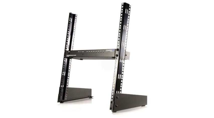 StarTech.com Rack Armario Bastidor Abierto de Escritorio para Servidores de 2 Postes para 12U, 19'