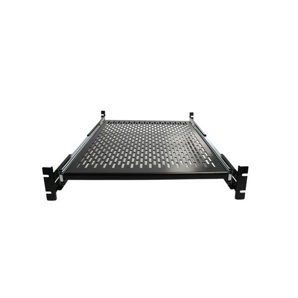 Startech.com Charola Deslizante Perforada Telescópica para Gabinete Rack 2U, max. 22.7KGs