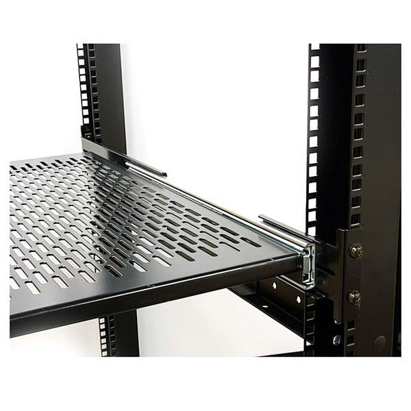Startech.com Charola Deslizante Perforada Telescópica para Gabinete Rack 2U, max. 22.7KGs