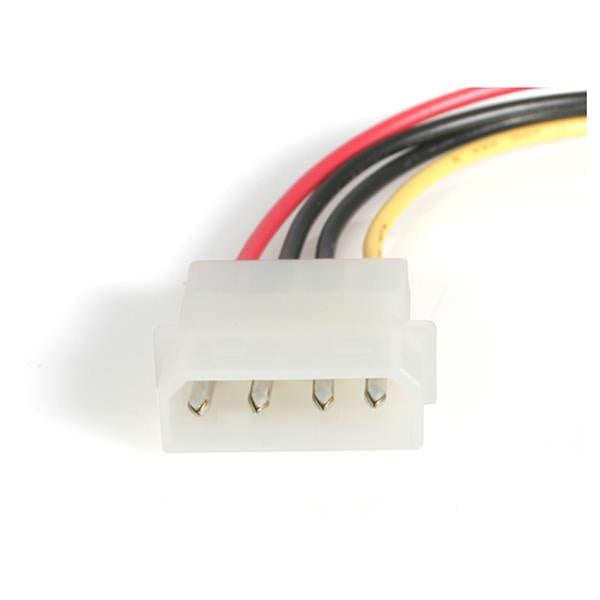 StarTech.com Cable SAS 29-pin - SATA con Alimentación LP4, Rojo