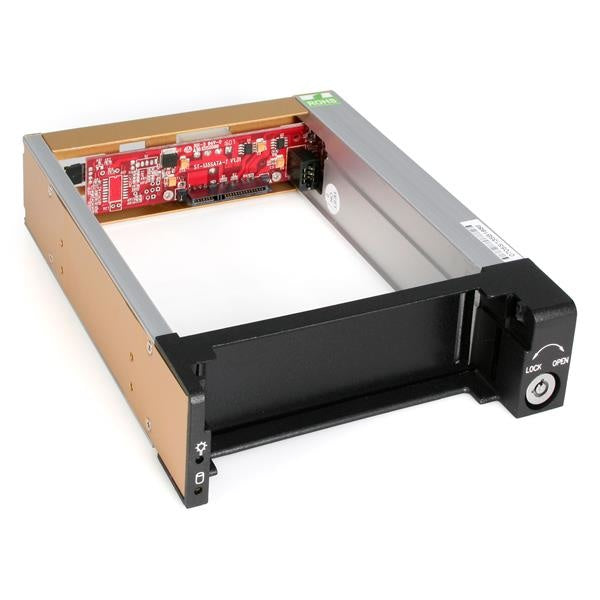 StarTech.com Gabinete de Disco Duro para 3.5', SATA, con Hot-Swap para una Bahía de 5,25'