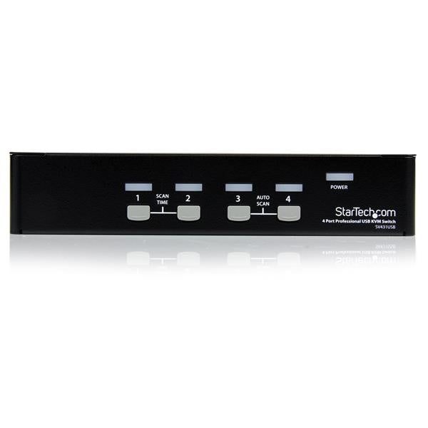 StarTech.com Switch KVM Profesional SV431USB, USB/VGA, 4 Puertos