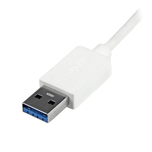 StarTech.com Adaptador Tarjeta de Red Externa NIC USB 3.0 A - RJ-45, Blanco