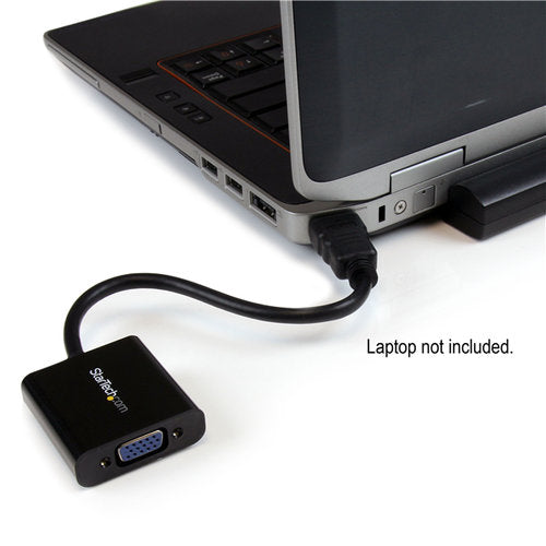 StarTech.com Cable Adaptador Convertidor de Video HDMI Macho - VGA Hembra, 1920 x 1200 Pixeles, Negro