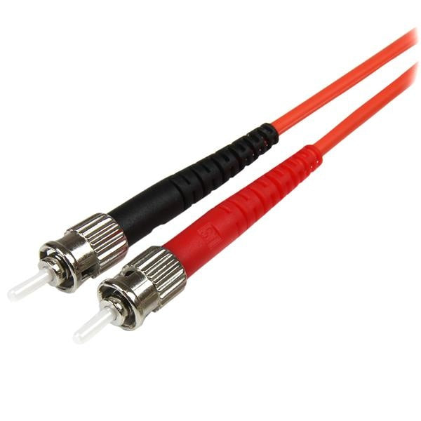 StarTech.com Cable Fibra Óptica Multimodo OM2 LC Macho - ST Macho, Núcleo 50µm, Cubierta 125µm, 1 Metro, Naranja