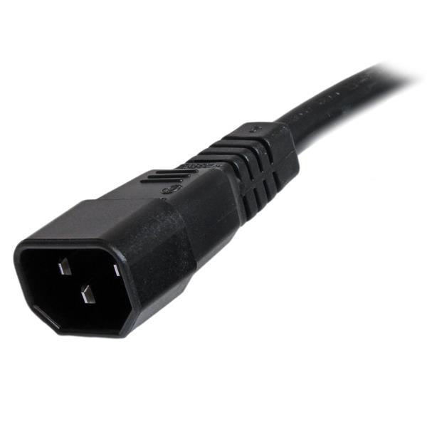 StarTech.com Cable de Poder C14 - C15, 1.8 Metros, Negro